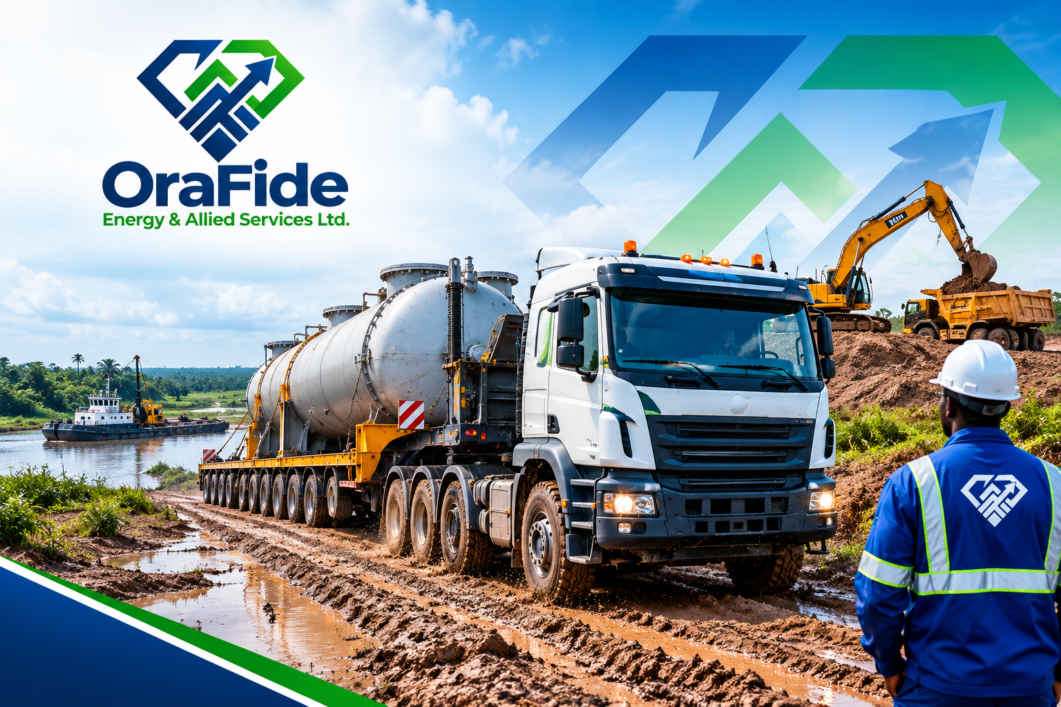 OraFide heavy haulage truck on rough terrain